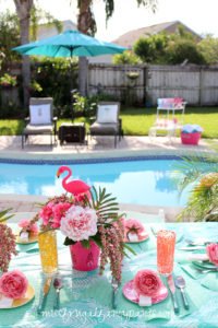 Lilly Pulitzer | Cabana Party | Flamingo Birthday Party | missfrugalfancypants.com